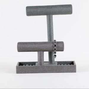 Charming Charlie Black Gem Bracelet